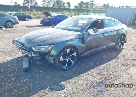 2018 Audi S5 3.0T Premium Plus z USA, uszkodzony, nr VIN WAUC4CF50JA007545